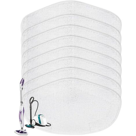 8 PCS Serpillières Microfibres pour Polti Vaporetto SV440 Double, SV450, SV460, Réutilisables lingette pour Polti Nettoyeur Vapeur Vaporetto Smart 100 T, Idéal Lingettes Microfibres Lavables