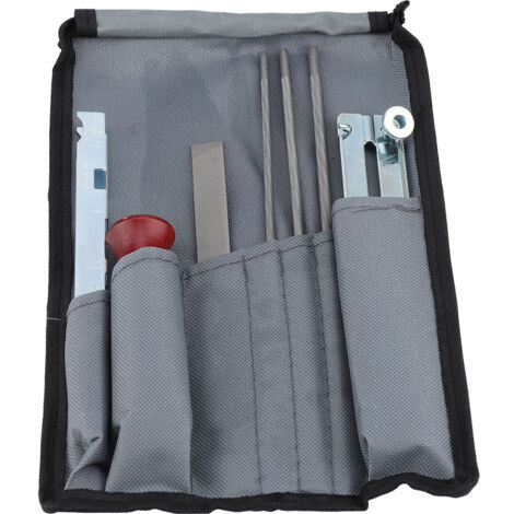 8 Pcs /Set Chainsaw Files Depth Gauge Chain Saw Sharpening Tool Kit