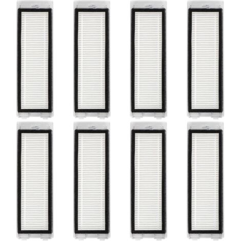 (8 pezzi) Filtro HEPA di ricambio Q Revo compatibile con l'aspirapolvere robot Roborock Q Revo, filtri di ricambio, filtri a cilindro QRevo, accessori per aspirapolvere