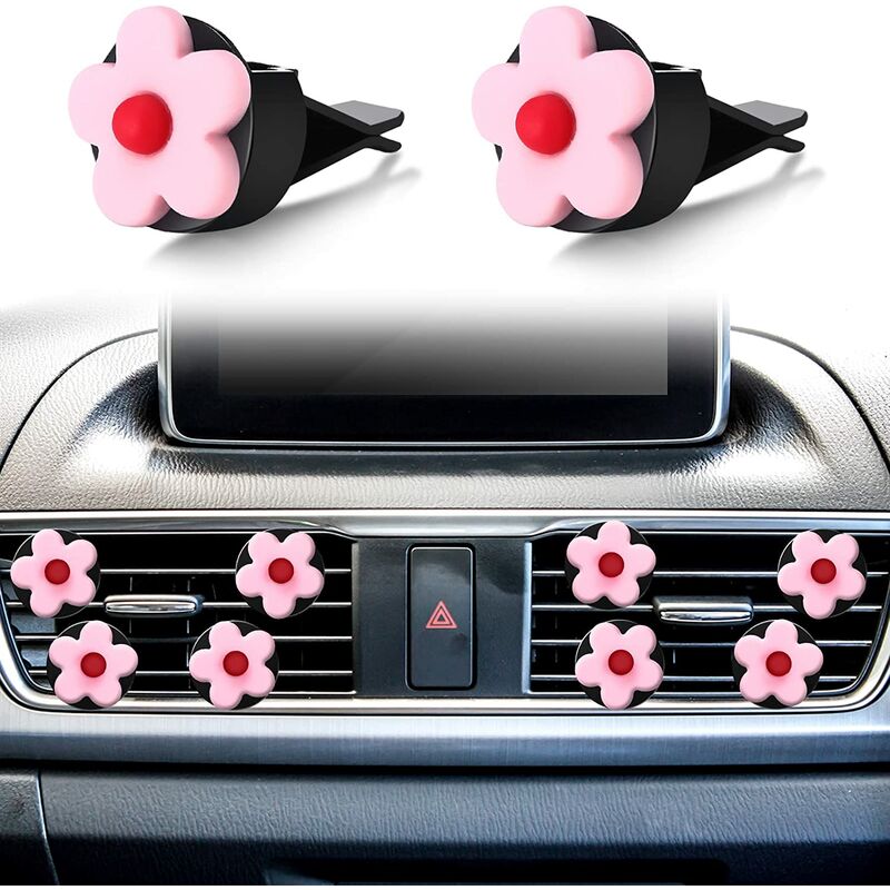 8 Pezzi Fiore Air Vent Clip Decorazione Interni