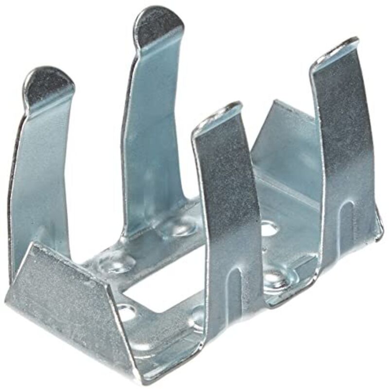 8 pz GANCIO ACCIAIO A MOLLA ZINCATO PER ZOCCOLO ZOCCOLATURA DA CUCINA ALLUMINIO