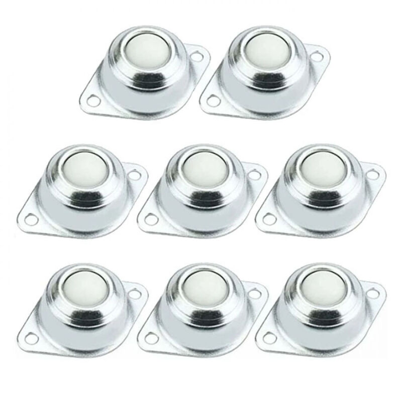 8 Pièces Roulettes à Billes de Transfert, Roulettes de Meubles Universel Boules, Roulettes à Bille pour Dispositif de Transfert, Rotation à 360