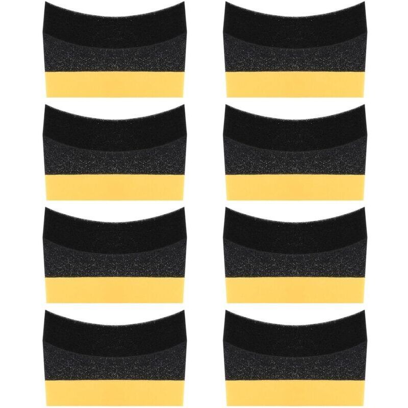 8-Piece Car Wax Applicator Pad for Tires, Car Polishing Sponge, Car Tire Waxing Sponge, Brush Tools, Car Tire Cleaning Pad