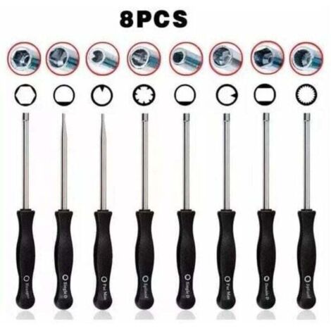 8-piece carburetor adjustment wrench kit for brush cutters and chainsaws