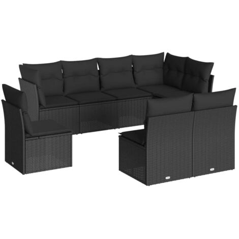 Black garden online sofa