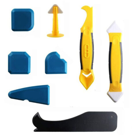 8-Piece Silicone Joint Smoothing Tool, Grout Sealing Tool, Caulking Decorators, Professional Tool