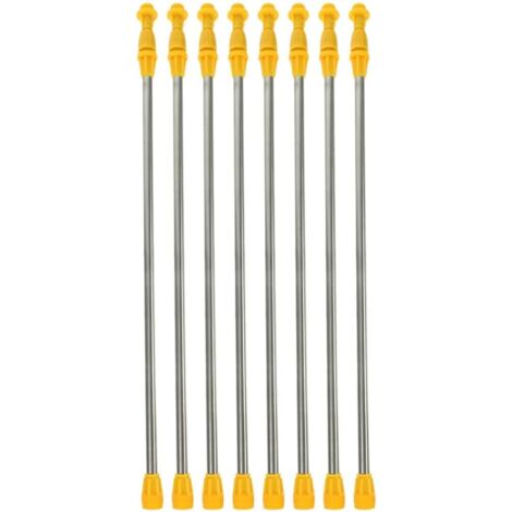 8 Pièces Accessoires De Pulvérisateur Rampe En Acier Inoxydable Poteau Deau Longue Pulvérisation Rallonge Plastique Provisions Plante -