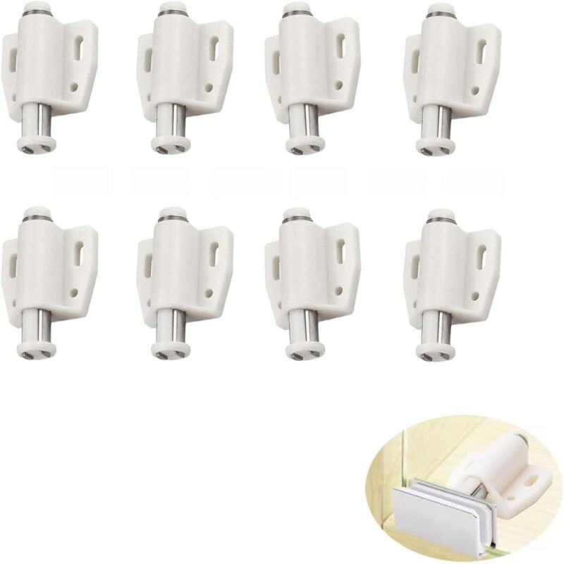 8 Pièces Amortisseur Porte Placard Tampon Amortisseur Silent Bloc Pour Armoire Porte Amortisseur De Porte De Cuisine Coussin Amortisseur Meuble De