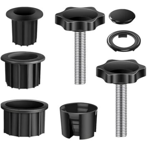 8 Pièces Anneaux de Réduction pour Pied de Parasol – Adaptateur Universel pour Support de Parasol sur Table ou Balcon