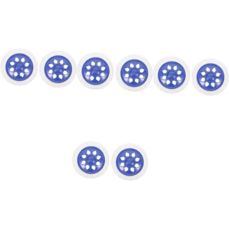 8 Pièces Brouette Roue roulettes Chariot sur Roues Bleu Accessoires Aîné Caoutchouc + Mousse Chariot D'Épicerie