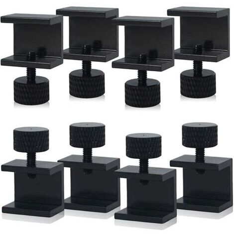 8 Pièces Clip de Lit D'imprimante 3D, Imprimante 3D Pince de Lit en Verre Accessoires pour Ender 3s 3 Pro, 5 Pro, CR-20 Pro, CR-10S Pro