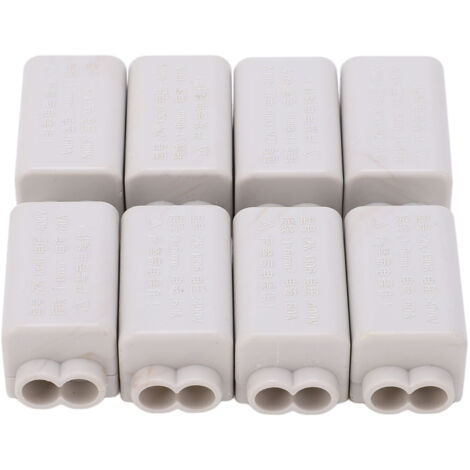 8 Pièces Connecteurs Filaires en T, Bornier à Vis pour Jonction, Kit de 400V 60A ZK‑1306