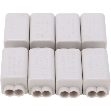 8 Pièces Connecteurs Filaires en T, Bornier à Vis pour Jonction, Kit de 400V 60A ZK‑1306