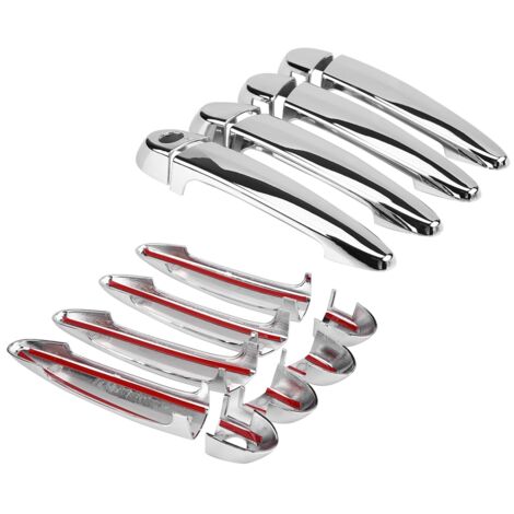 8 pièces Couvre-poignées de porte chromé pour BMW X1 X3 X5 X6 (2010-2013) - Accessoire auto