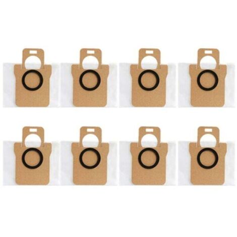 8 PièCes Dustbag pour Robot Vacuum X10+, Omni 1S, B101CN / Bot S10 S20 Pro, X10 L10 L10S Ultra