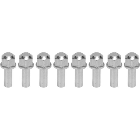 8 Pièces Écrous de Prolongation de Moyeu en Acier Inoxydable pour Véhicules RC, Adaptateur Hexagonal Compatible SCX10 20mm/0.8 pouce