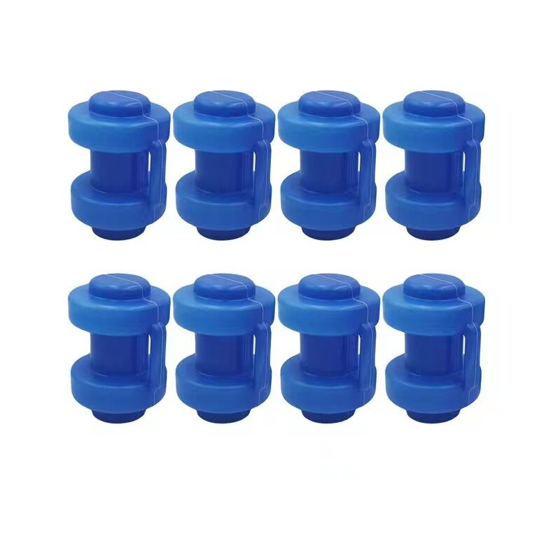 Umnuou - 8 Pièces Embouts de Trampoline ø 25 mm, Piece Detachee Trampoline, pour Tiges De Filet De Trampoline, Bleu