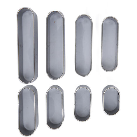 8 Pièces Emporte-Pièce en Acier Haut Carbone pour Cuir, Formes de Découpe pour Étui Téléphone et Accessoires