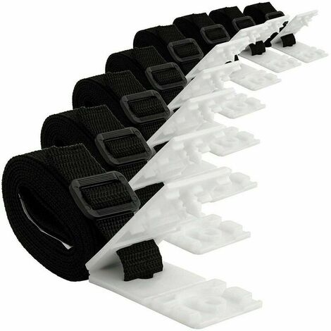 8 Pièces Enrouleur De Bâche pour Piscine Sangles Et Clips De Fixation pour Les Enrouleurs Moulinet De Couverture Solaire De Piscine pour Tube Solaire De Moulinet De Piscine Creusée