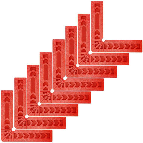8 pièces équerres de positionnement 4 pouces à 90°, pinces angle droit menuiserie