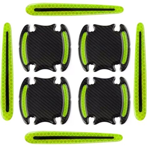 8 Pièces Film Autocollant Poignée Portière Voiture Autocollants de Protection pour Porte de Voiture Protection de Bord de Portière Protecteurs de Peinture Universel pour Divers Véhicules