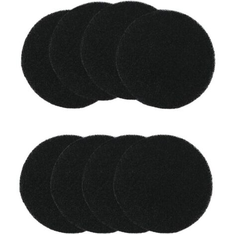8 Pièces Filtres Compost Ronds, Charbon Actif Filtre pour Poubelles à Compost, Convient aux Compost Poubelles Jusqu'à 17 cm