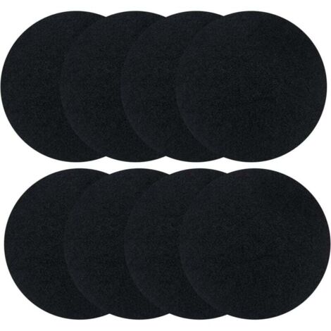 8 Pièces Filtres Compost Ronds, Filtres à Charbon Actif Filtre Anti-Odeur pour Poubelles à Compost Ronds, Convient aux Poubelles Jusqu'à 17 cm