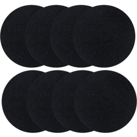 8 Pièces Filtres Compost Ronds, Filtres à Charbon Actif Filtre Anti-Odeur pour Poubelles à Compost Ronds, Convient aux Poubelles Jusqu'à 17 cm