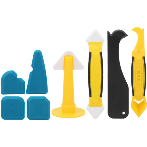 8 pièces Finisseur de Mastic Portable, Spatule Grattoir Multi-usage pour Joints de Silicone