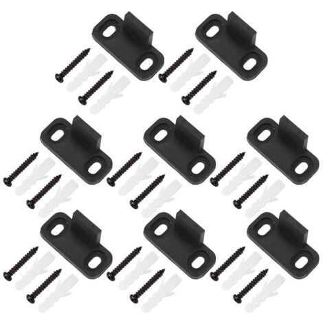 8 pièces guides porte placard coulissante grange plastique rail inférieur