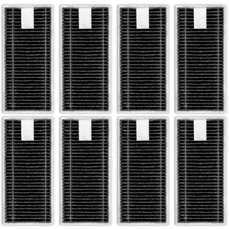 (8 Pieces) HEPA Filters Compatible with ECOVACS DEEBOT X9 Pro Omni/ T80 Omni/ X8 Pro Omni/ X8 Omni Robot Vacuum Cleaner Filters, Replacement Parts