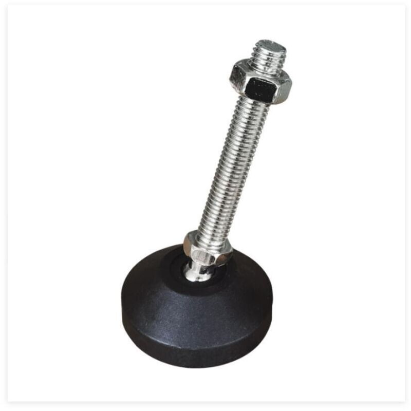 8 pièces M10x80 mmxØ 40 mm, Lot de 8 pieds de réglage M10x80 mm,Vis de réglage,Pied de meuble,Peut être porté,Pieds réglables,Support de