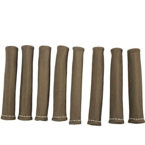8 Pièces Manchons de Protection Thermique pour Fils de Bougies 2500 °F Moteur Hot Rods