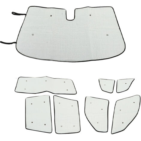 8 pièces pare-brise de voiture pare-soleil fenêtre automatique pare-soleil pare-soleil couverture de bouclier thermique avec ventouses pour X3 E83 2006-2010