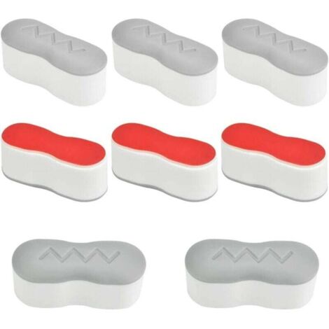 8 Pièces Pare-chocs de Siège de Toilette Patins pour Abattant WC 4.5 1.8 2cm Tampon de Siège de Toilette Universel Patin Abattant WC Adhésif pour Maison, Hôtel, Restaurant