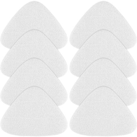 8 Pièces Recharge pour balai vapeur Vileda, housse de balai microfibre compatible avec les nettoyeurs vapeur Vileda Steam et Vileda Steam Plus-