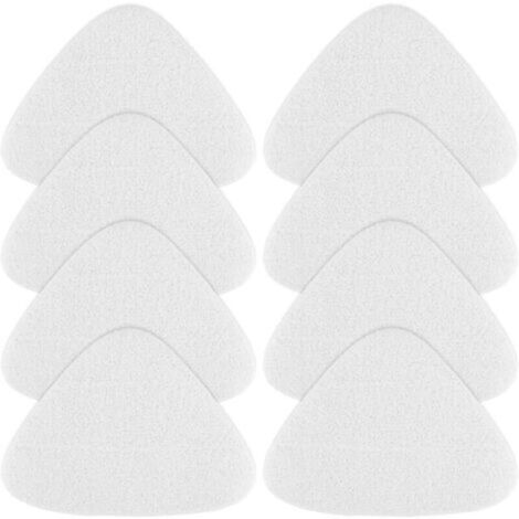 8 Pièces Recharge pour balai vapeur Vileda, housse de balai microfibre compatible avec les nettoyeurs vapeur Vileda Steam et Vileda Steam Plus