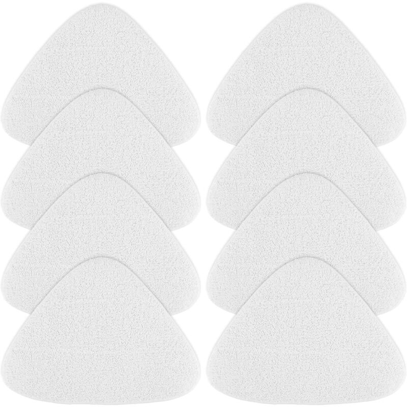 Largeight - 8 Pièces Recharge pour balai vapeur Vileda, housse de balai microfibre compatible avec les nettoyeurs vapeur Vileda Steam et Vileda Steam