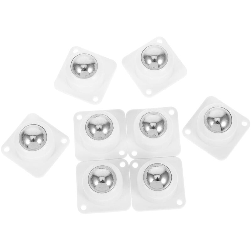 8 pièces Roulettes Auto-adhésives Universelles Mini Pivotantes Pour Meubles Électroménagers Poubelles Et Rangement