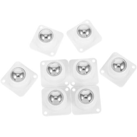 8 pièces Roulettes Auto-adhésives Universelles Mini Pivotantes Pour Meubles Électroménagers Poubelles Et Rangement