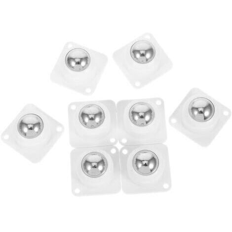 8 pièces Roulettes Auto-adhésives Universelles Mini Pivotantes Pour Meubles Électroménagers Poubelles Et Rangement