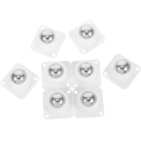 8 pièces Roulettes Auto-adhésives Universelles Mini Pivotantes Pour Meubles Électroménagers Poubelles Et Rangement