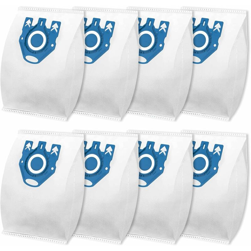 8 Pièces Sacs d'Aspirateur Compatibles avec , Complete C2 C3, Classic C1, S2000 S5000 S8000, Sacs à Poussière Pièces de Rechange