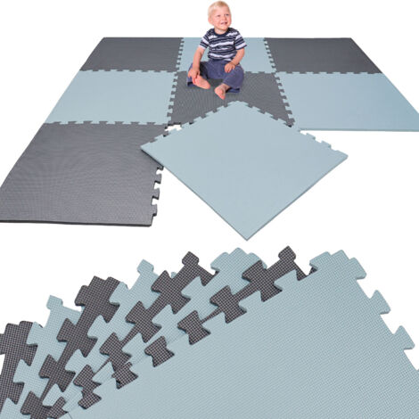 8 Pièces Tapis de Sol pour Enfants - 50x50 Dalles Mousse EVA - Surface de Jeu