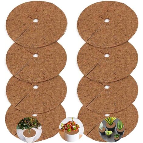 8 Pièces Tapis Plantes Disque,Tapis de Désherbage des Plantes,Tapis de Protection pour Plantes 20cm