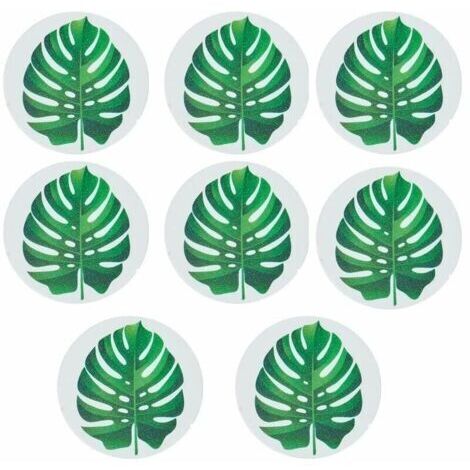 8 Pièces Vert Autocollants de Baignoire antidérapants Autocollants antidérapants Baignoire Douche Autocollants Antidérapants Stickers Imperméable pour escaliers Salle de Douche