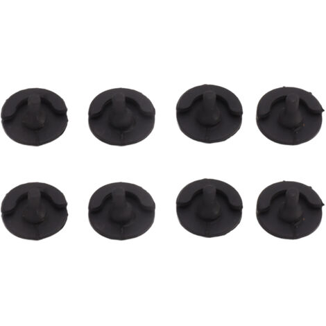 8 pieds en silicone pour friteuse, antidérapants et isolants, pour poêle à frire et plaque de barbecue, lot de 8 pièces