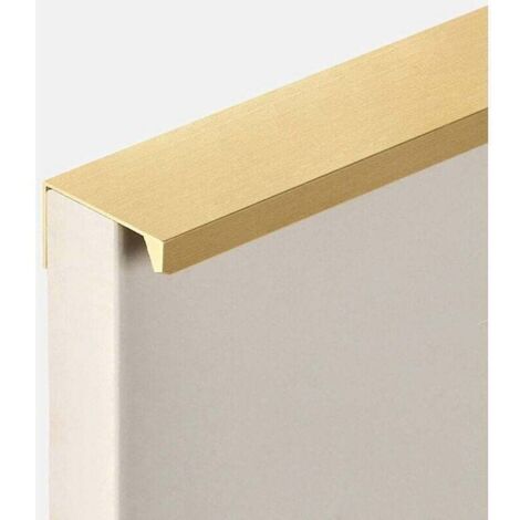 8 Poignées de meuble - Poignées D'armoire De Cuisine Cachée Encastré - Poignée De Meuble Invisible - Poignées De Tiroir En Métal - Moderne Quincaillerie De Placard - Alliage D'aluminium - Boutons De