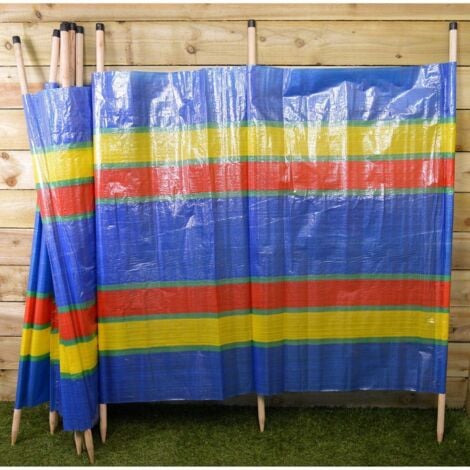 8 Pole Tall Windbreaker -150 x 462 x 120 cm