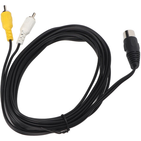 8-poliges DIN-Stecker-auf-2-Cinch-Stecker-Audiokabel für Vintage-HiFi-Systeme, 3 Meter Länge